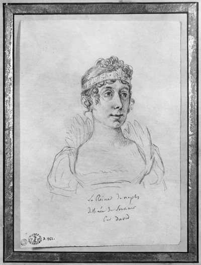 Caroline Bonaparte, Reine de Naples - Jacques Louis David